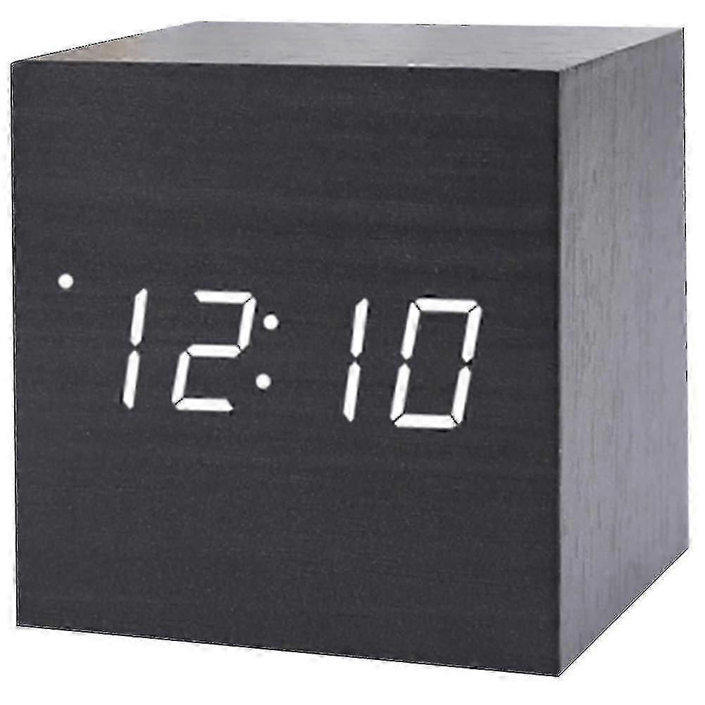 Led Backlight Digital Thermometer Alarm Clock Luminous Clock Home B