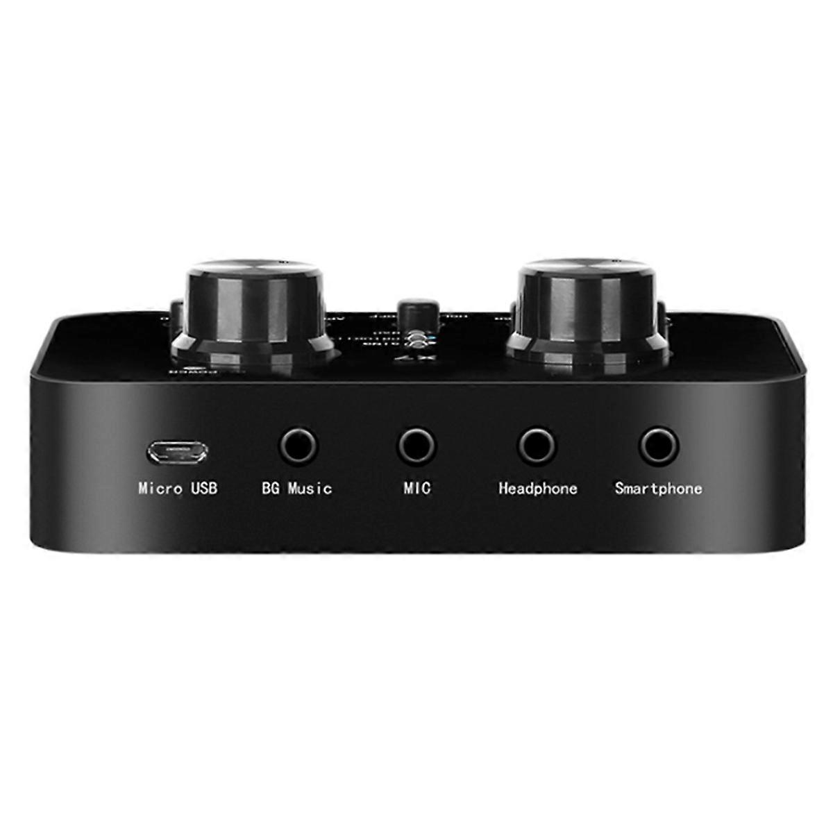 Sound Card Voice Changer Mobile Phone Computer Compatible External Electronic Sound Shouting Microph