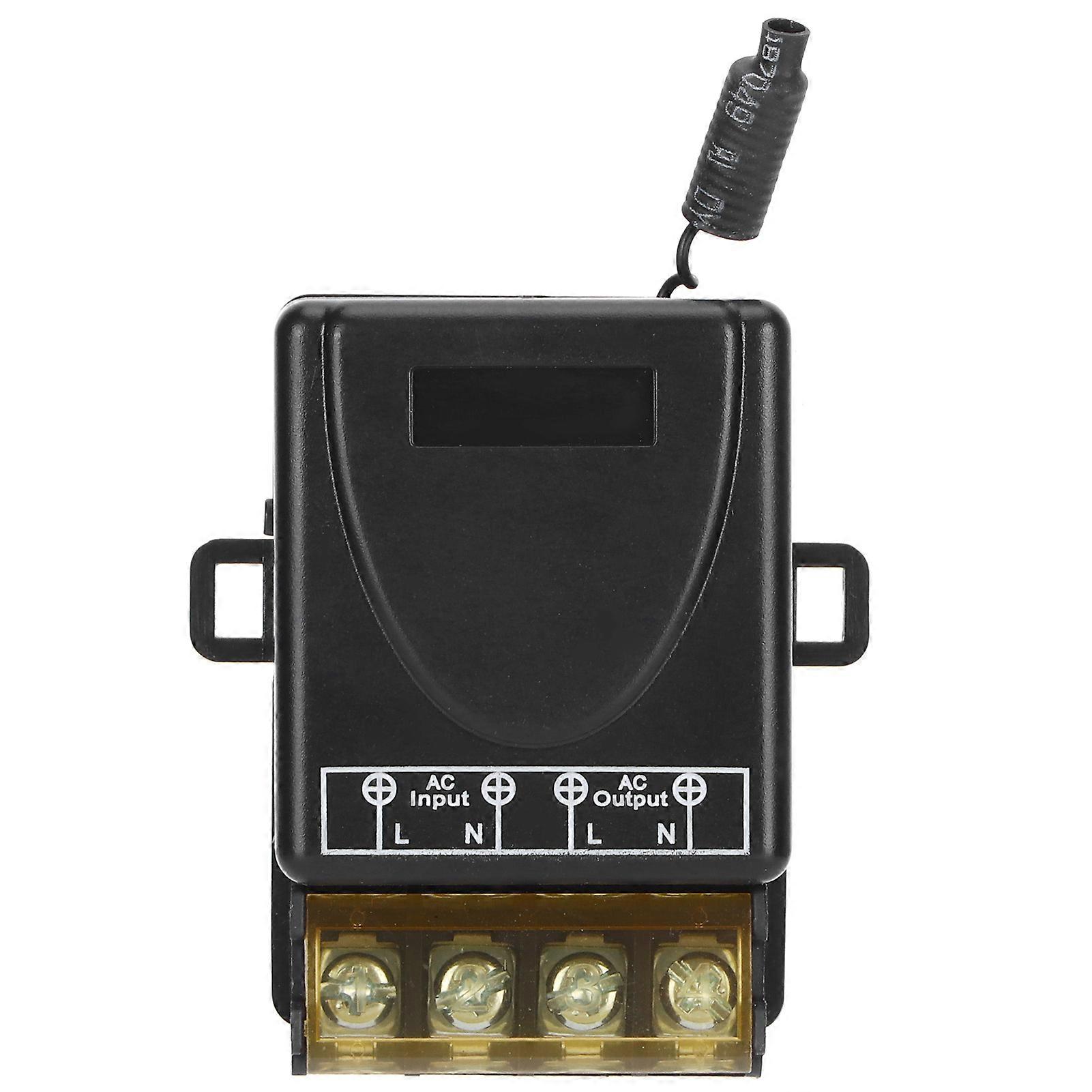 Wireless Remote Switch for DC 12V 30A Relay Control, Compact Size & Reliable Performance for Industrial & Security Control