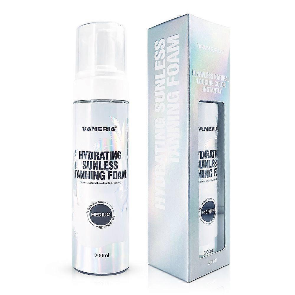 Self-Tanning Foam Fast Tanning Natural Tanning Face and Body Self-Tanning for a Rich, Long Lasting Tan, Suitable for People Seeking a Tanned Complexio