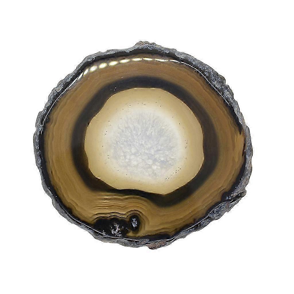 Irregular Agate Slice Quartz Crystal Polished Stone Ornament Coaster