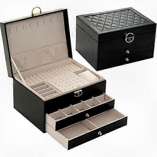 3-tier jewelry organizer box for display and storage on Fruugo