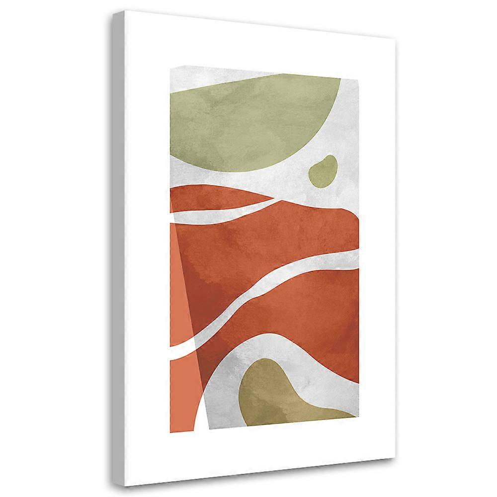 Foto op canvas, Abstracte boho vormen - 40x60