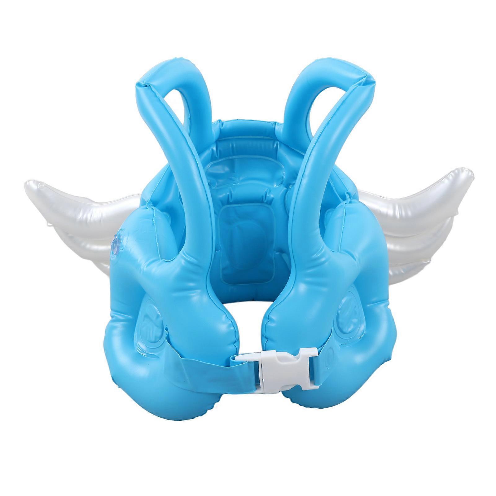 Uppblåsbar simväst Söt ängelform Flytande barnsparväst för åldrarna 3 till 8 Simtillbehör
