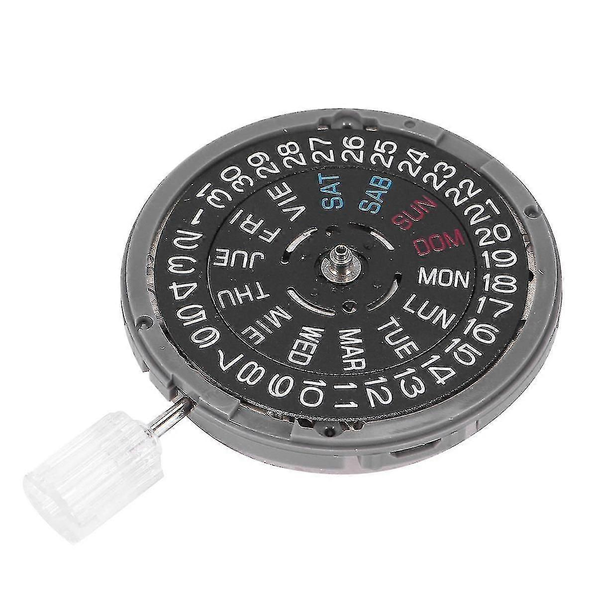 Nh36 English Date Week Automatic 3 Oclock Crown Watch Movement Mechanical Replacement Parts
