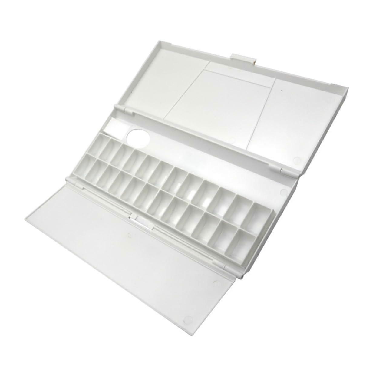 Color Mixing Box Foldable Watercolor Palette, Portable Mixing Tray for Artists, Compatible with Pigments and Watercolor Paints