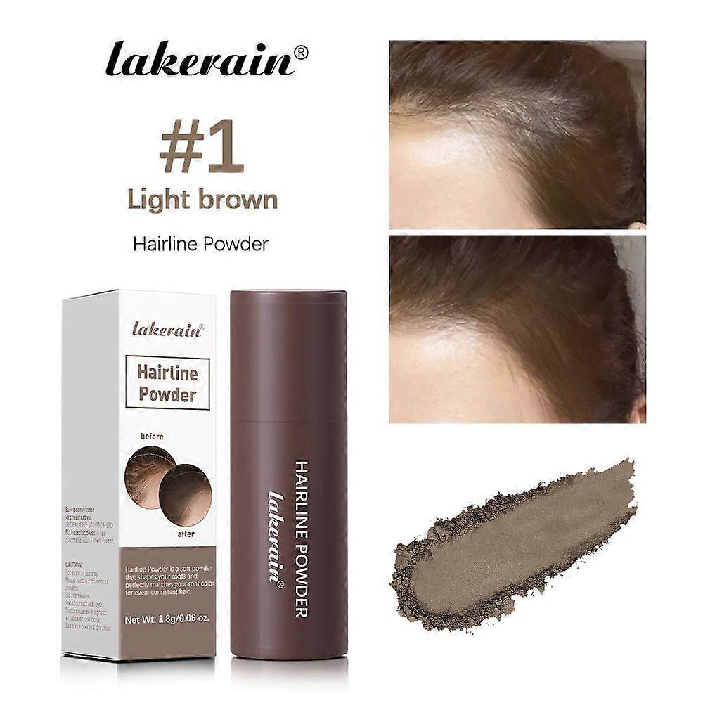 Root Touch Up Hair Powder - Instant Hair Loss Concealer, Color Shadow Cover Gray Roots, Sweatproof Hairline Concealer