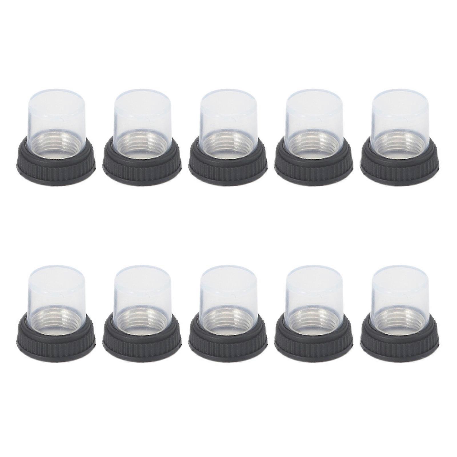 10pcs αδιάβροχο κάλυμμα σκόνης διακοπτών κυκλώματος με τα επίπεδα καπάκια κεφαλής σιλικόνης διαμέτρου πυθμένα 12mm για τη σειρά KUOYUH 98 88