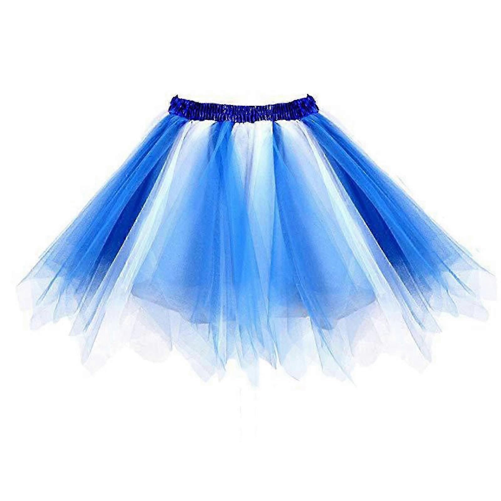Erwachsene Karneval Mesh Tutu Rock mit elastischem Prinzessinnen-Design für Tänzerinnen