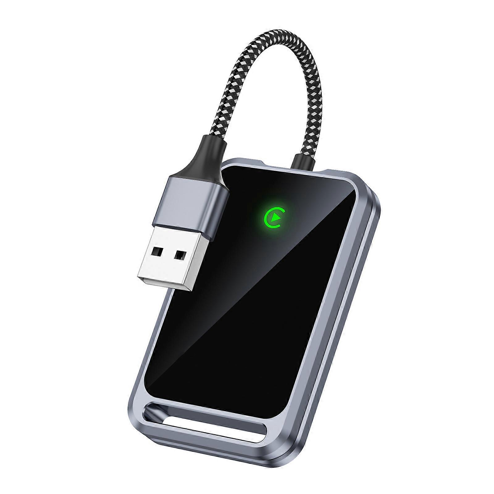 Wireless Carplays Adapter Simple wire to Wireless Conversion Convert wire connection to Wireless for Car Entertainment