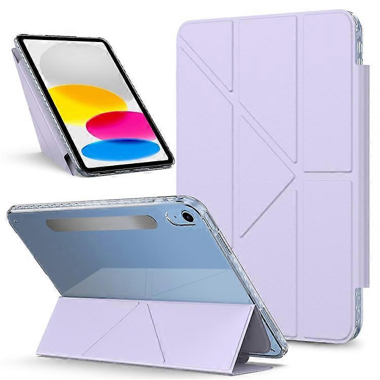 Compatible For iPad (2025) / 10.9 (2022) Tablet Case Stand Magnetic Detachable PU Leather Cover with Auto Wake / Sleep