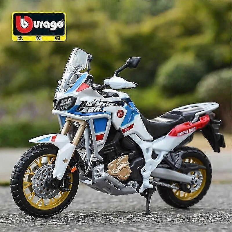 Bburago 1:18 本田非洲双冒险静态压铸车辆收藏爱好摩托车模型玩具玩具摩托车