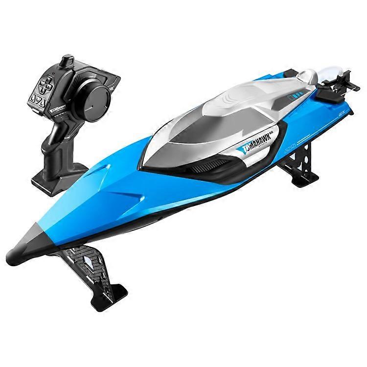 4DRC S2 70Km / h High-Speed RC Boat LED Light Effect Speedboat Toy, Single Battery