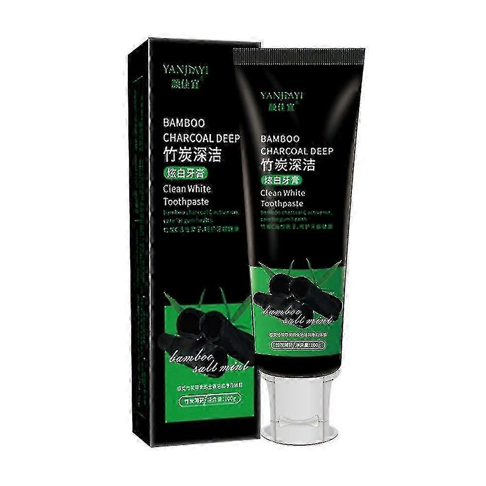 2025 1-3pcs Bamboo Charcoal Deep Toothpaste Teeth Fluoride Free ,clean White Toothpaste
