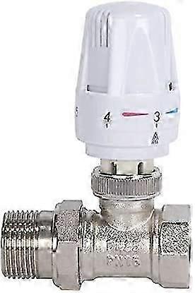 1Pcs Standard Automatic Radiator Thermostatic Valve(DN15B+Heater Pack)