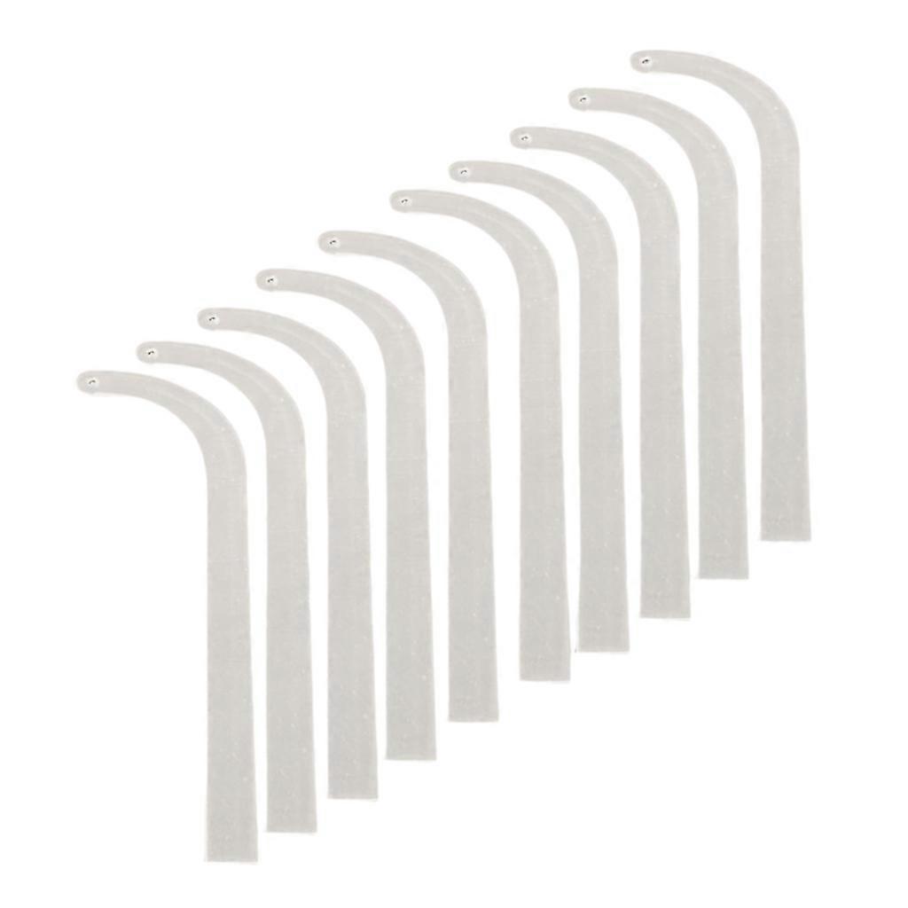 10pcs Clear Acrylic Earring Try-On Sticks for Free Try-On and Display of Earrings