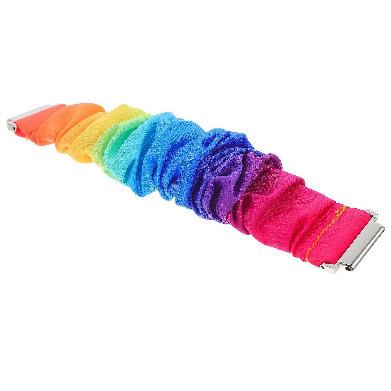 Printed Cloth Watch Band with Elegant Headband Design Compatible with Samsung Smartwatches – Stylish, Comfortable, and Durable Replacement Wristband