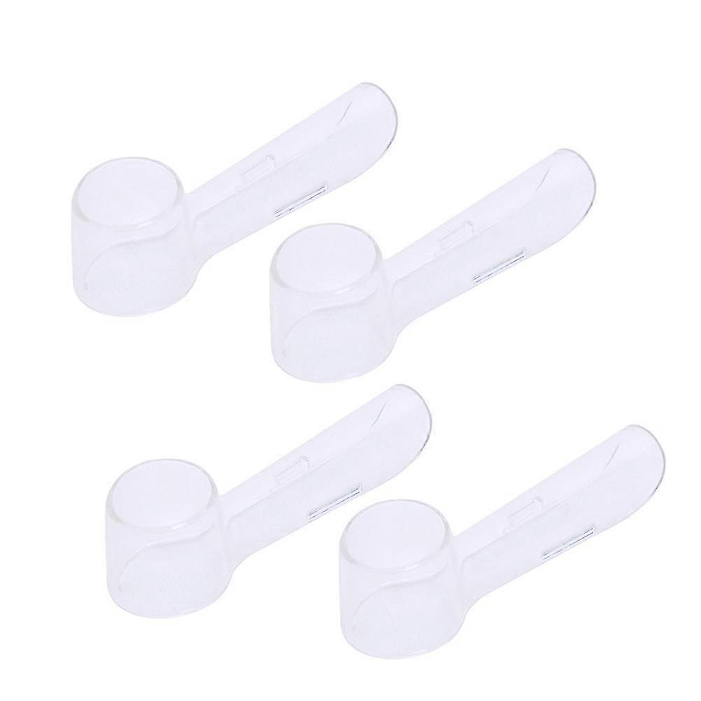 8pcs Hygienic Protective Cover Caps Toothbrush Heads Convenient Travel More Sanitary Keep Germs Dust