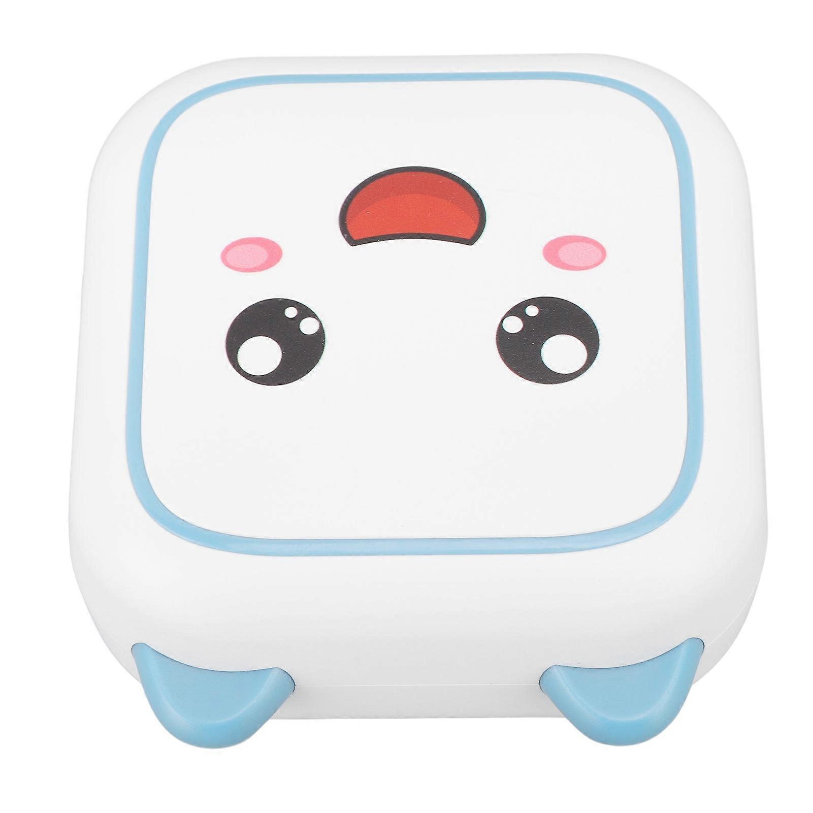 Mini Printer Inkless Easy to Carry 800mAh Rechargeable Battery Low Noise Bluetooth Mobile Thermal Printer Blue 