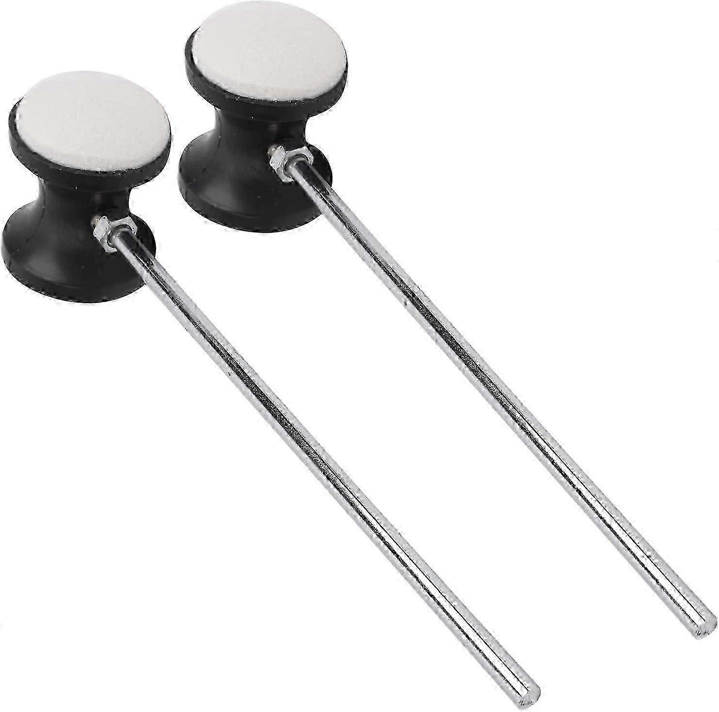 2 Pieces Bass Drum Pedal Mallet, Drum Pedal Beater for Upgrade Replacement Kit