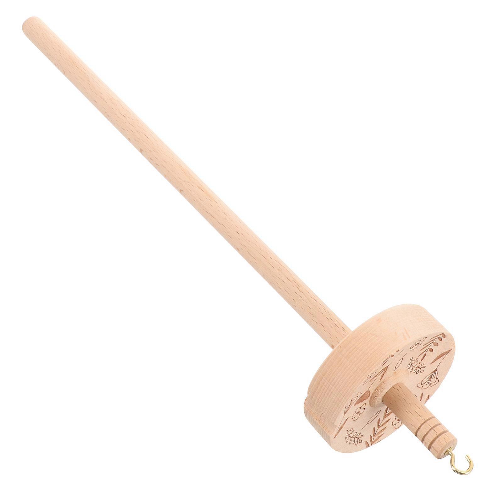 Practical Yarn Holder Accessory, Smooth Wood Spindle for Sewing and Knitting