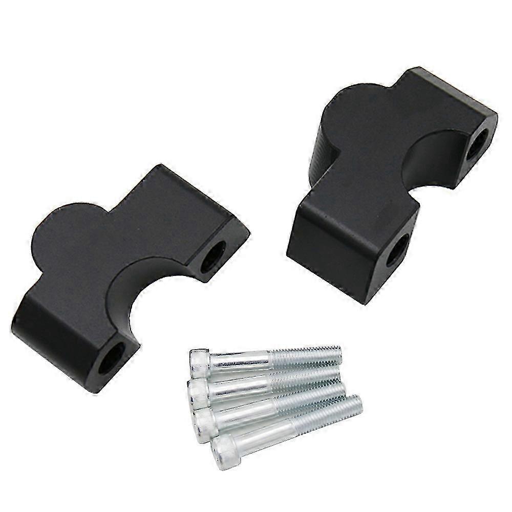 Kawasaki Vulcan S650 Handlebar Riser 2015-2022 Black/Silver Bracket Kit