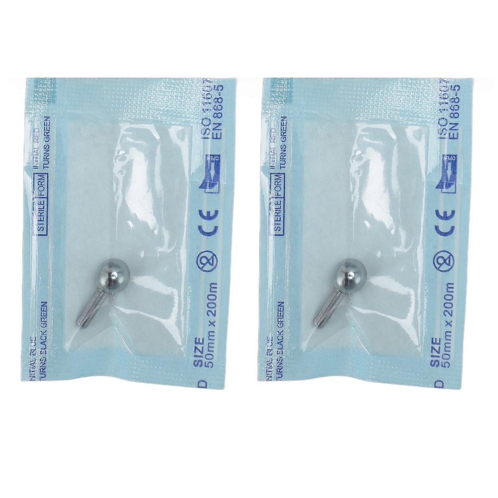 2pcs Round Needle Tip Replace Head for Plasma Pen