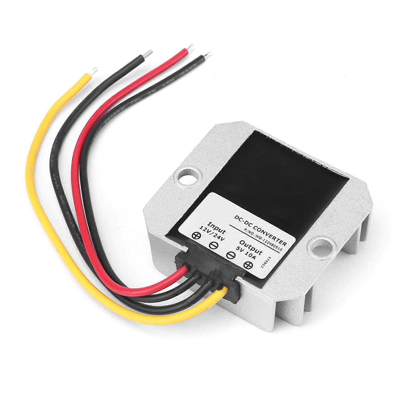 DC 12V / 24V à 5V 10A 50W étanche IP68 Module de conversion Buck