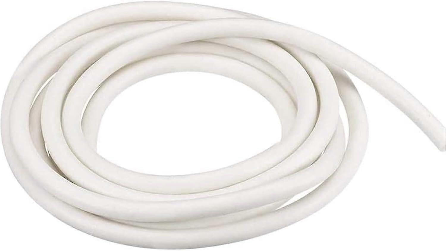 Silicone rubber round strip, 10 m, prevents aging, soft, diameter 5–7 mm (6 mm)