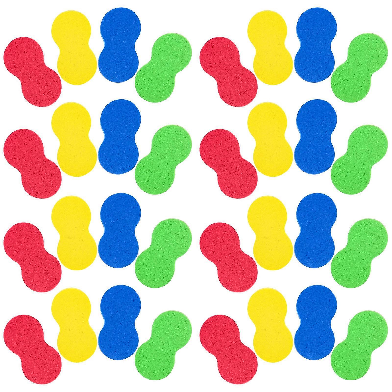 Erasers For Dry Erase Board EVA Material Rectangular Shape For Home Office 6.50X3.40X0.80CM 20Pack