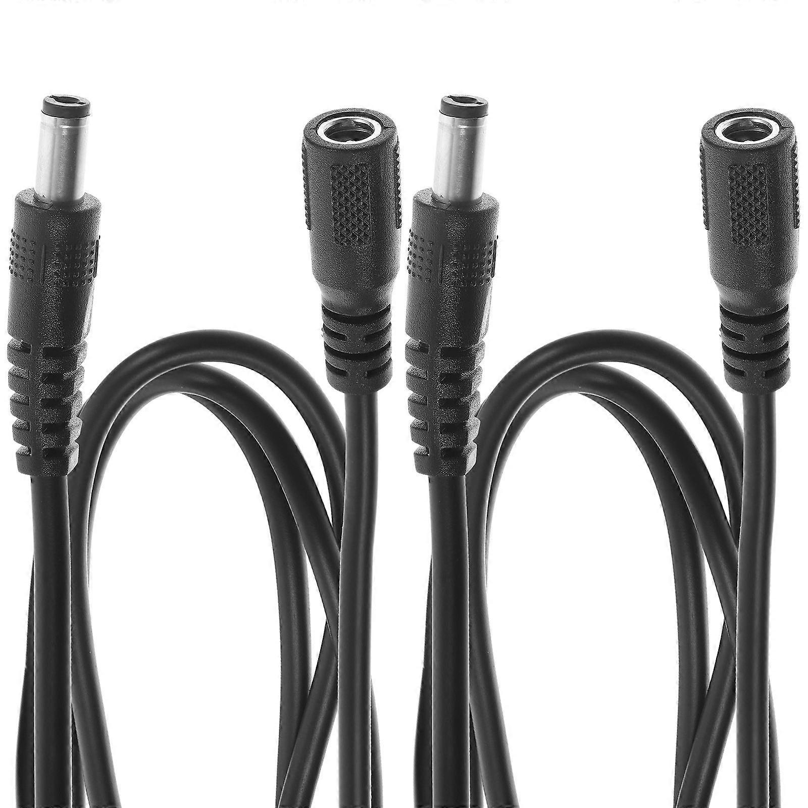 Cord Extender Wire Power Supply Extension Electronics Connection Copper 100.00X1.09X1.09Cm 2Pcs