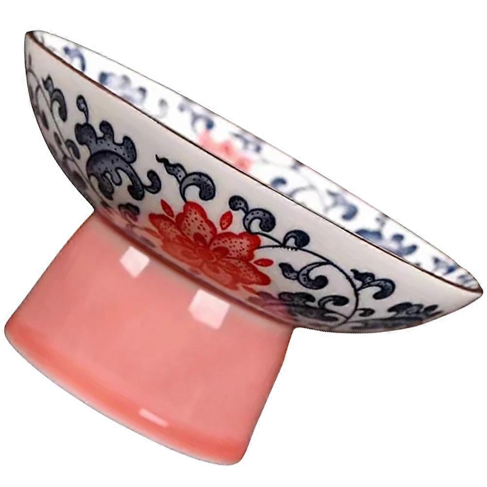 High Base Snacks Tray Footed Fruit Dish Home Decor Small Serving Tray 6x6x12cm Vintage Design 1Pcs