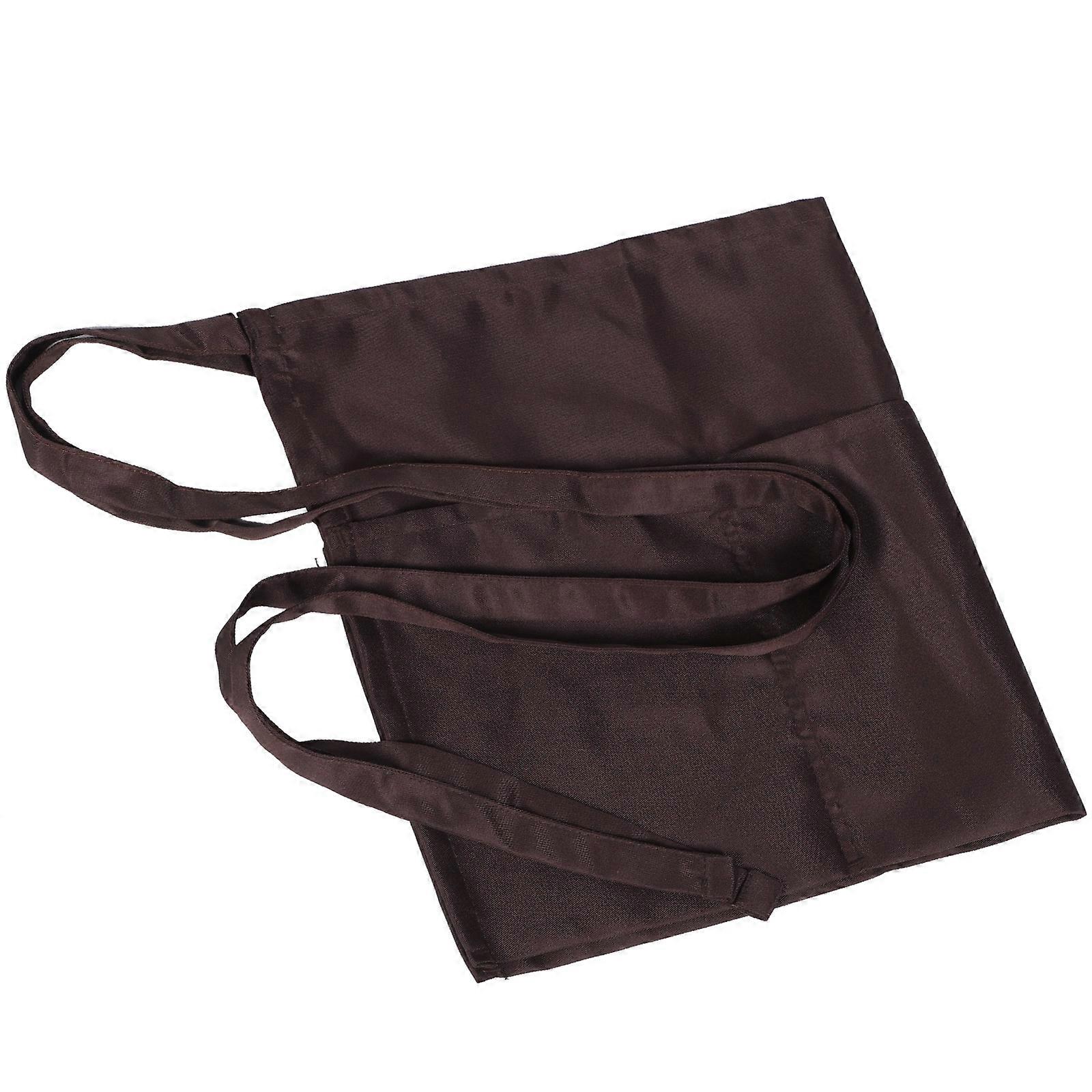 Waitress Aprons Cafe Suitable Classic Style Polyester Cotton 57x31cm Cooking 1Set