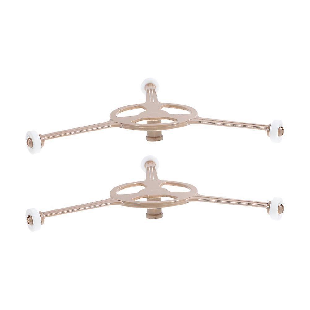 Turntable Tray Support Microwave Plate Holder Even Heating Simple Design Home Users 2Pcs