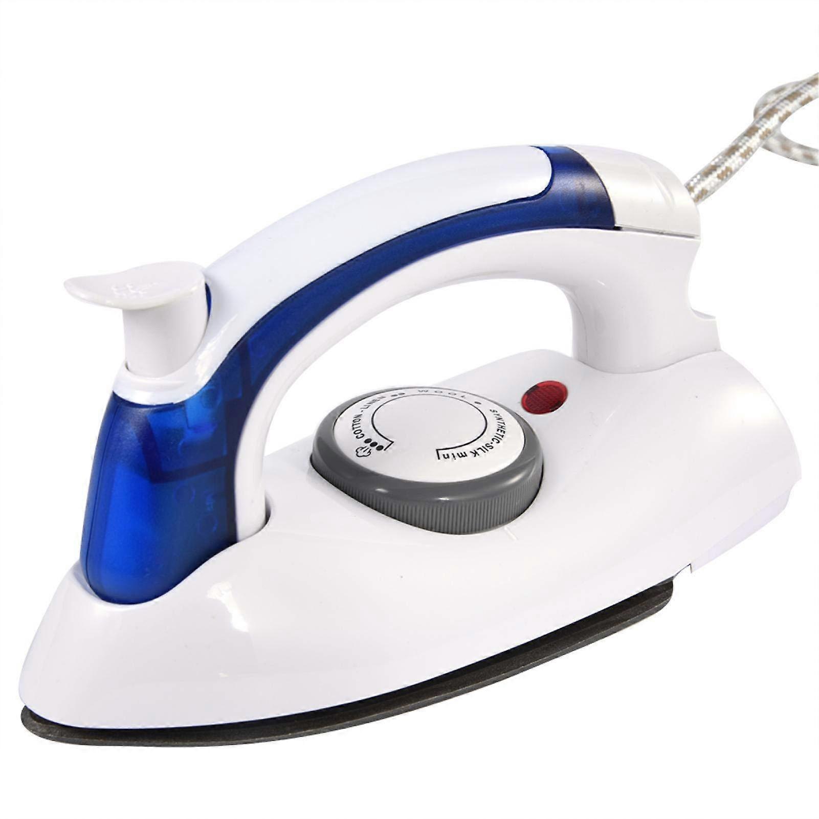 Mini Travel Iron, Temperature Control, NonSlip Handle, NonStick Sole Plate