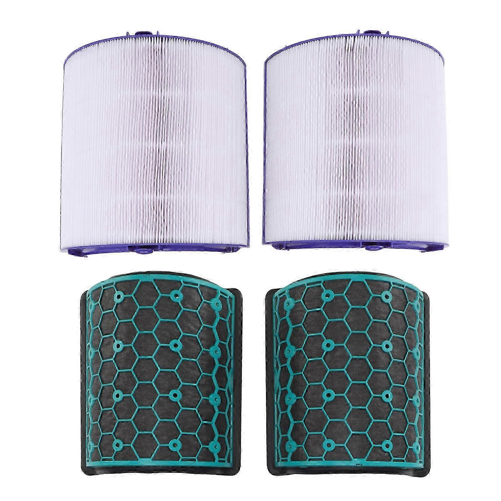 Dyson Compatible Filters, True H13 HEPA Filter Replacement, Activated Carbon Filter, High-Efficiency Air Purifier Filters for TP04 DP04 HP04 Models Ed