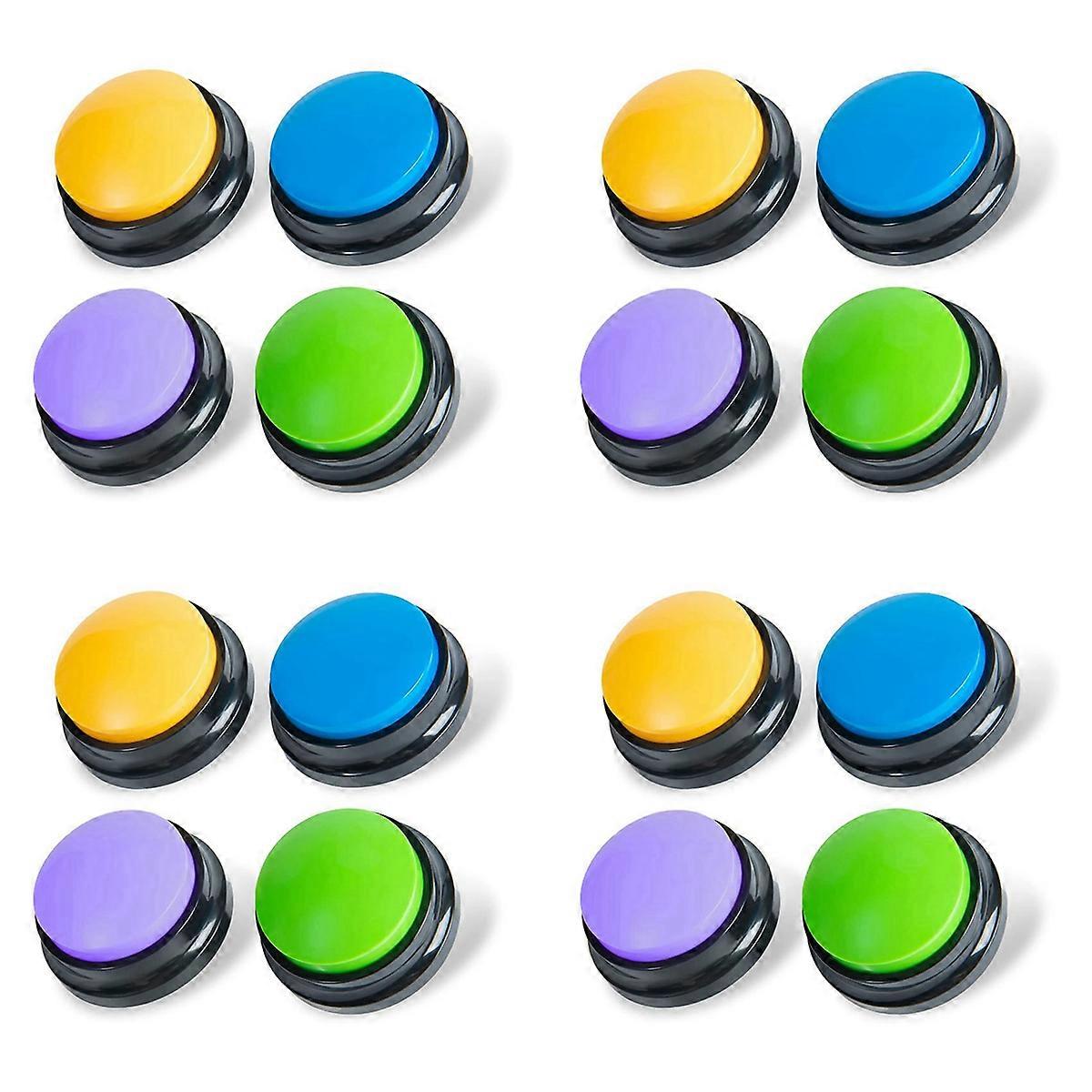 Recordable Dog Buttons, for Communication Pet Training Buzzer, 4PCS