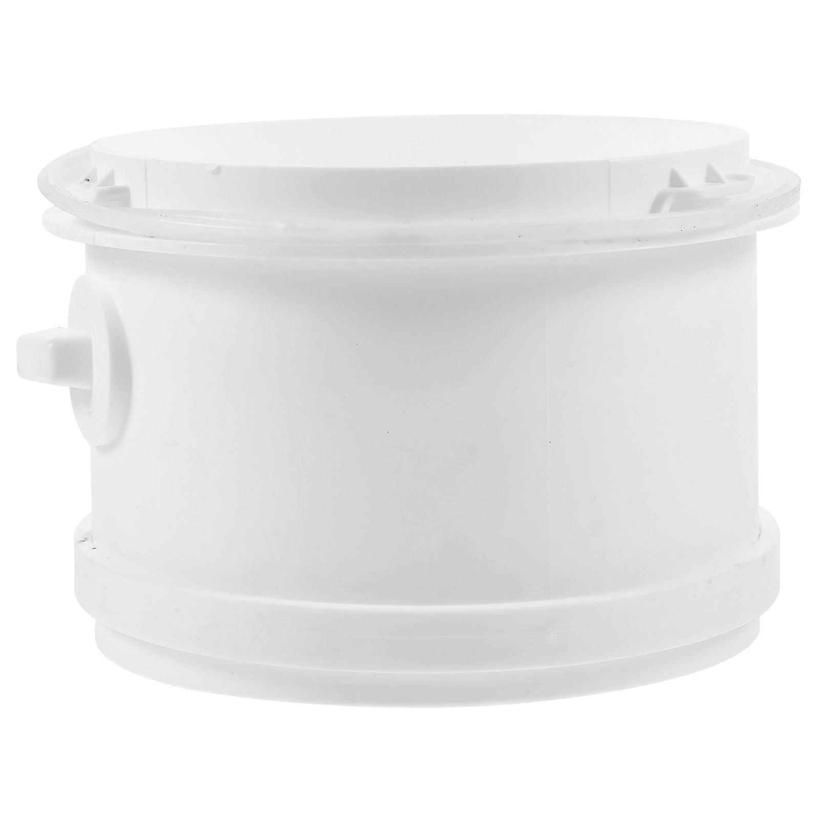 Ventilation Pipe Reducer Adaptor Connector For HVAC Installation Round Shape Abs Material Thickening Treatment 1Pcs