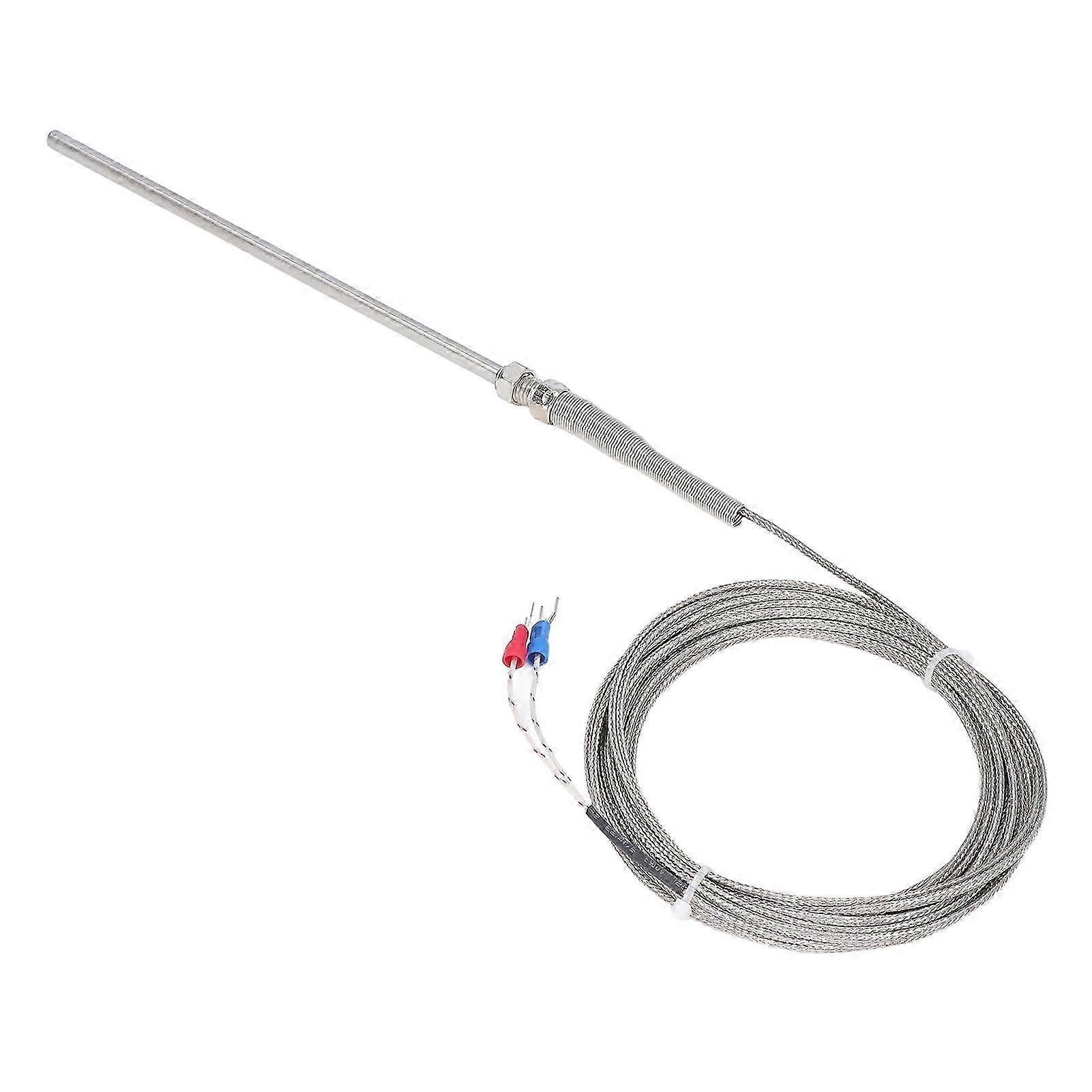 Thermocouple K Type 150mm Probe 0C to 600 Quick Response 5 Meters Length Temperature Sensor Thermocouple