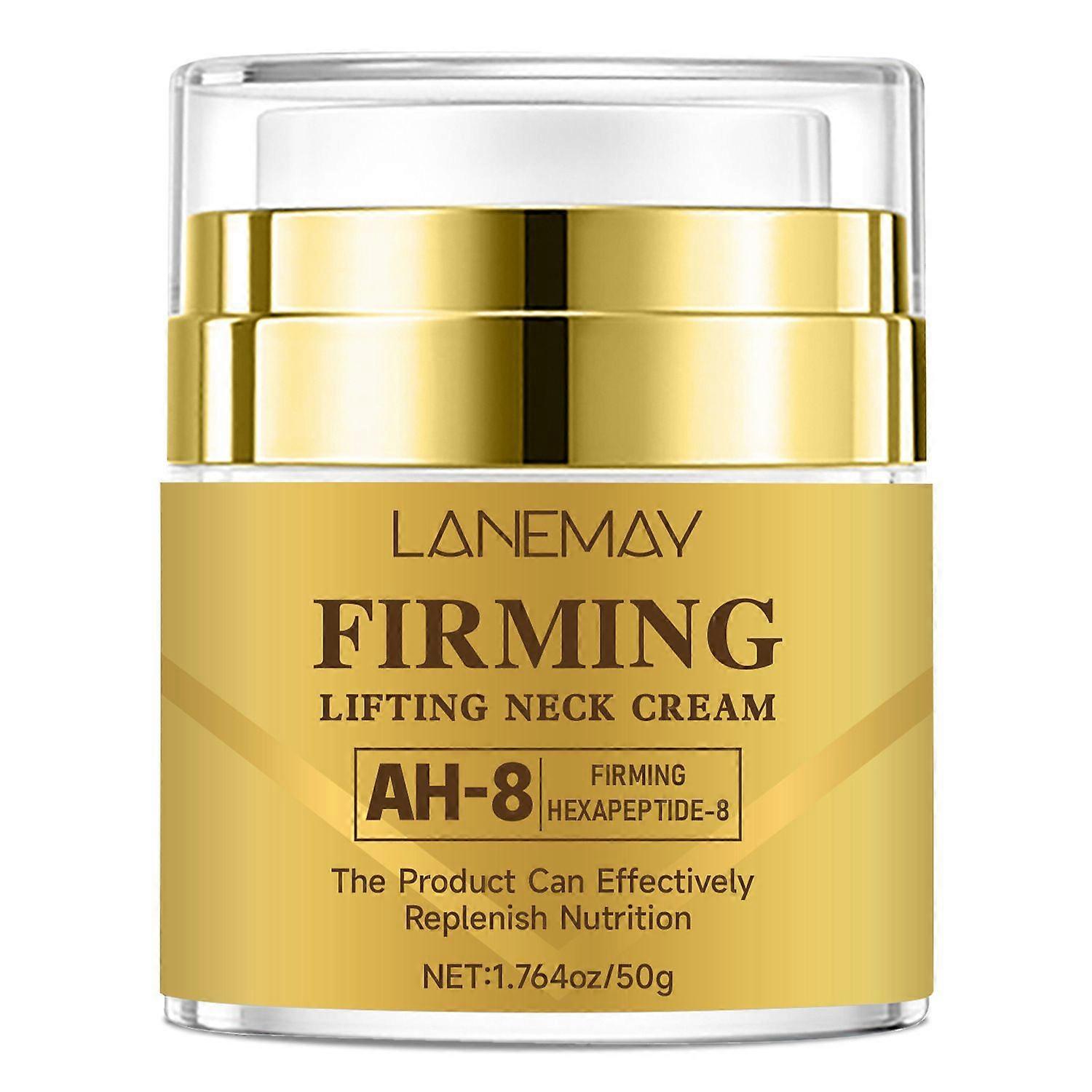 AH-8 クレーピースキン用ファーミングネッククリーム、アンチエイジングモイスチャライザースキンタイトニングクリーム、ネック用、リフティング&モイスチャライジング、シワを滑らかにする、ディープハイドラティ