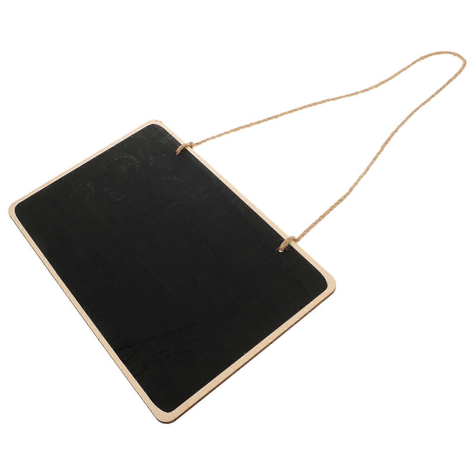 Wooden Chalkboard Sign Reusable Message Board for Creative Memo Display Lightweight Decor for Home, Bar, Restaurant, Office
