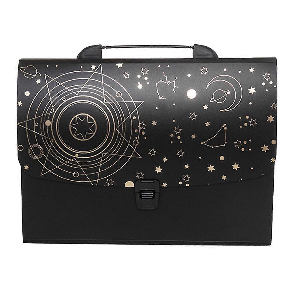 Bill Organizer Receipt Folder Organizer Folder Businessmen Black 32.80X24.30X2.00CM File Organization 1Pack