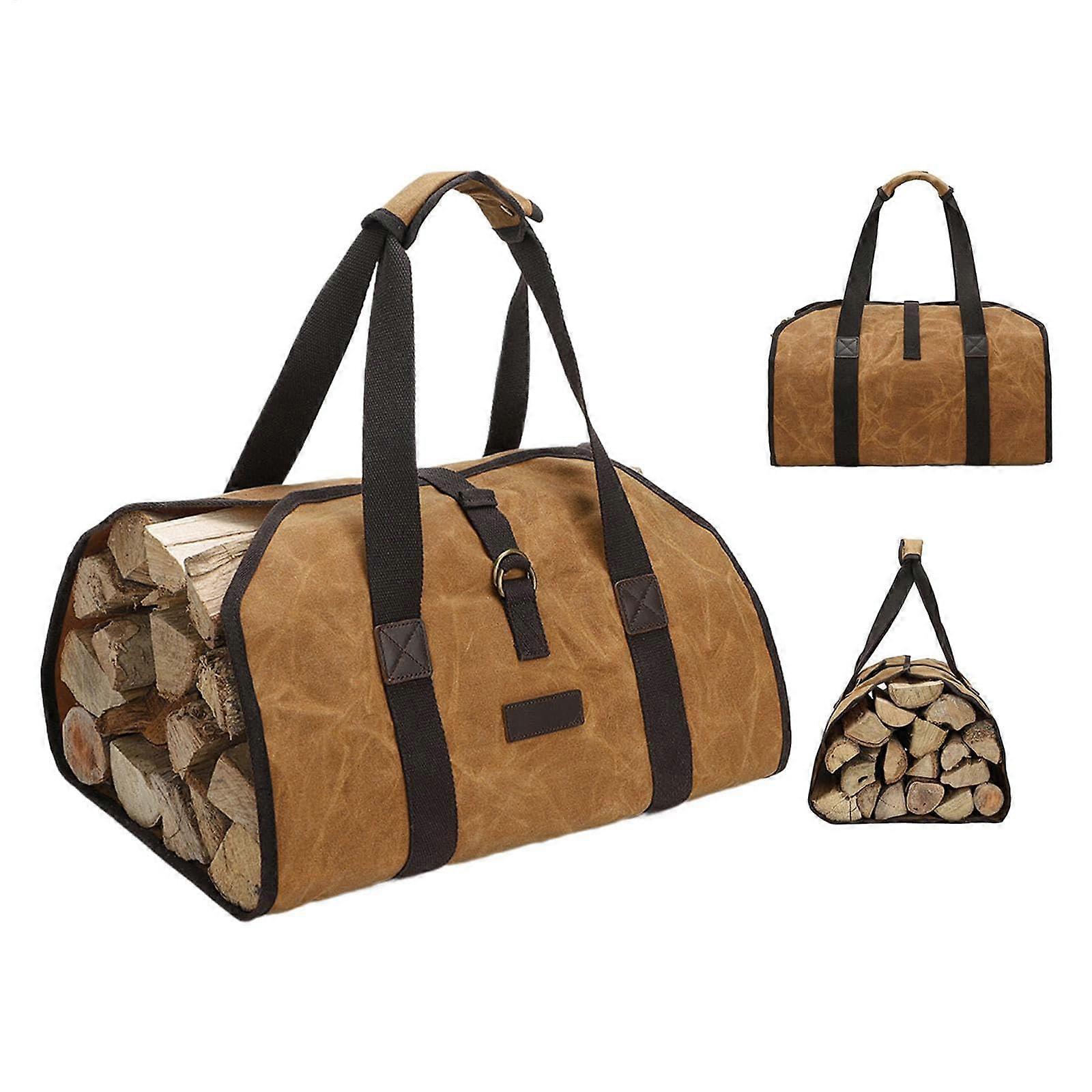 Highperformance firewood carrier with handles