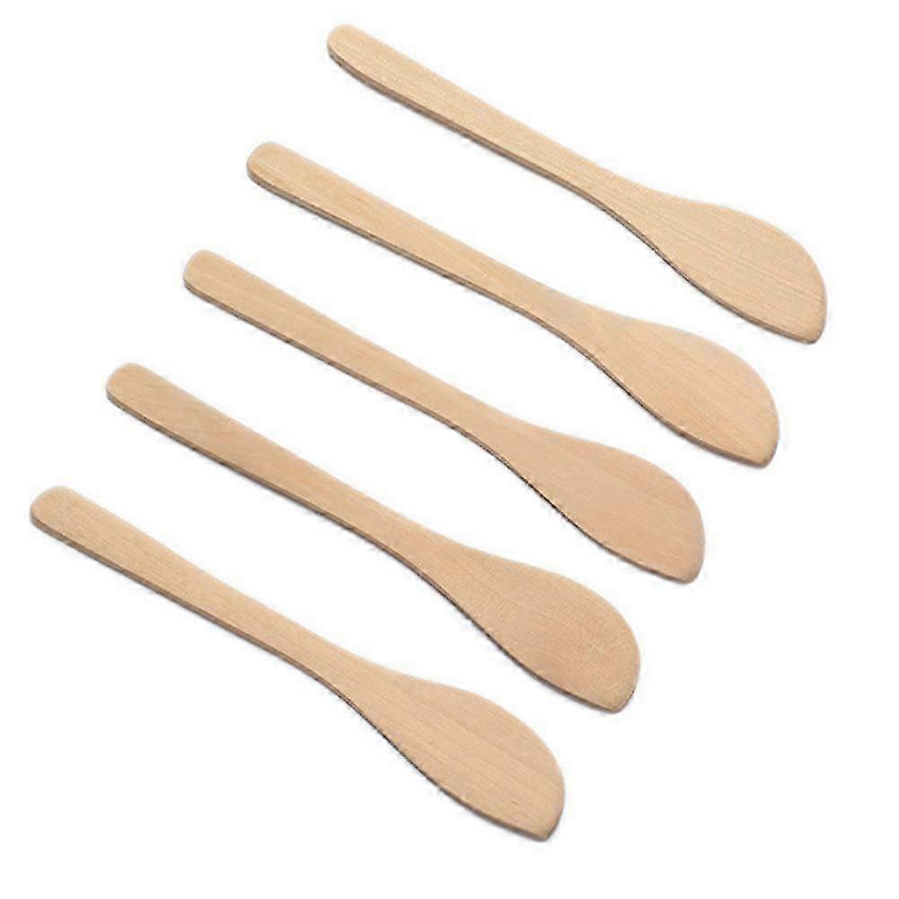 20 Piece Wooden Mixing Spatula Set Suitable for Baking and Cooking Purposes