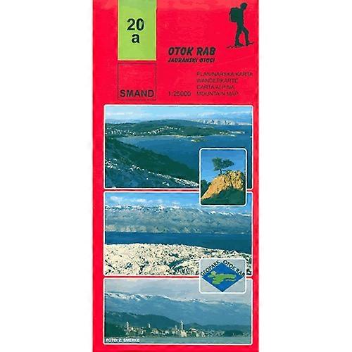 Rab And Goli Islands Walking Map [20a]