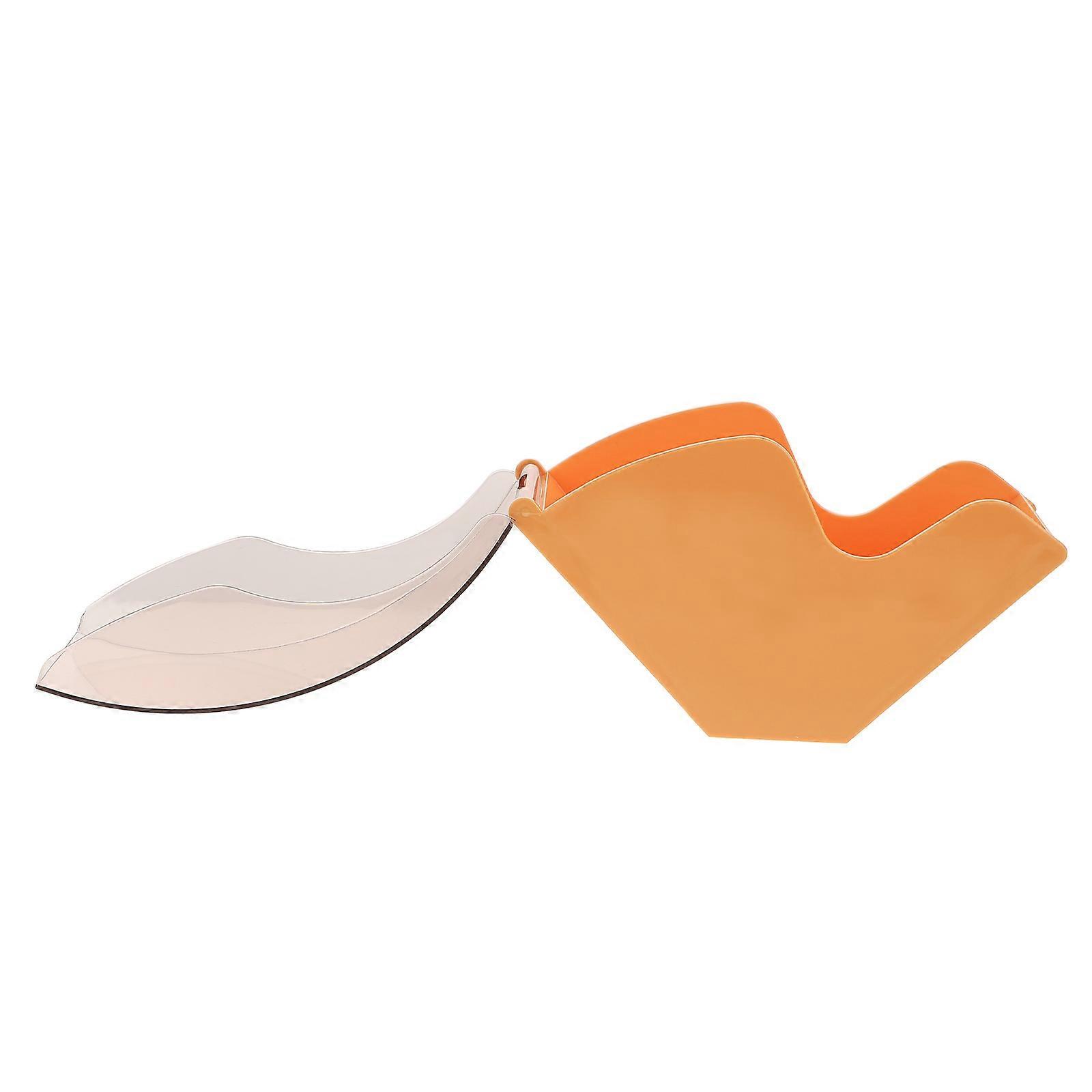 Cone Coffee Filter Holder Container Modern and Simple Plastic Storage for Home Users 23X13.5X6.5CM 1Pc