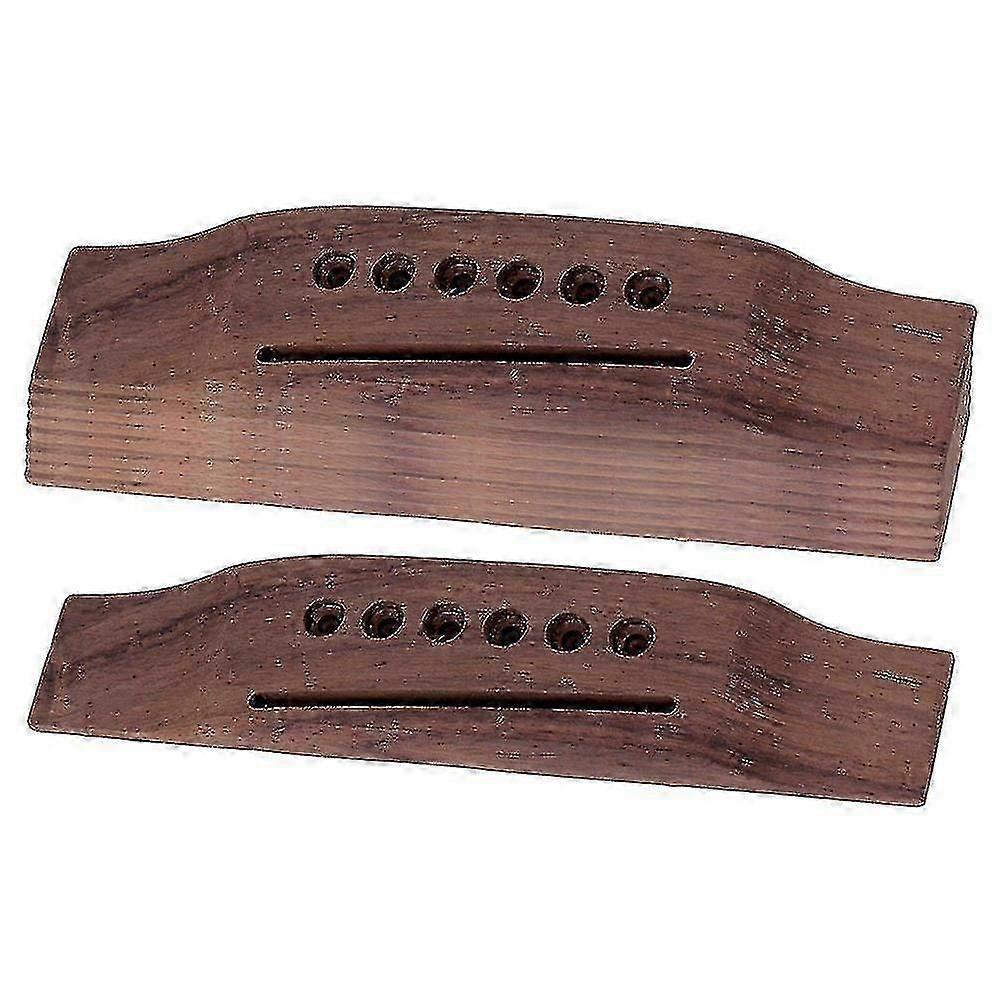 10 個のローズウッド サドル スルー ブリッジ 6 弦アコースティック フォーク ギター 153mm 長さ