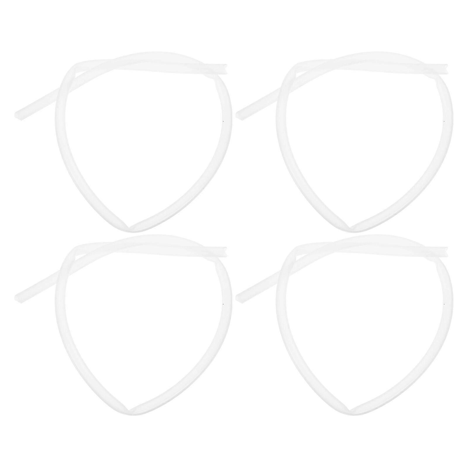 4pcs Silicone Tubing Hose for Automatic Drinking Water Pump Replacement, Compatible with Various Water Pump Models