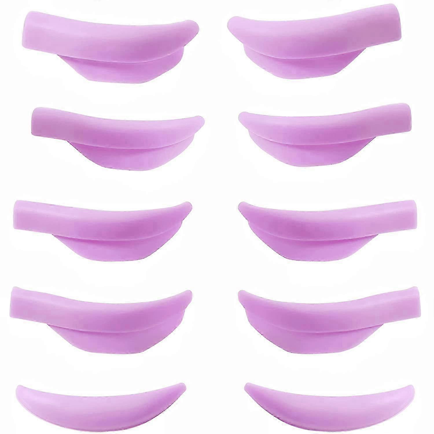 Lash Lift Pads Shield, DIY Eyelash Lift Pad, Eyelash Perm Rod in 5 Sizes for Lifting and Curling Eyelashes at Home with Ease and Long-lastin