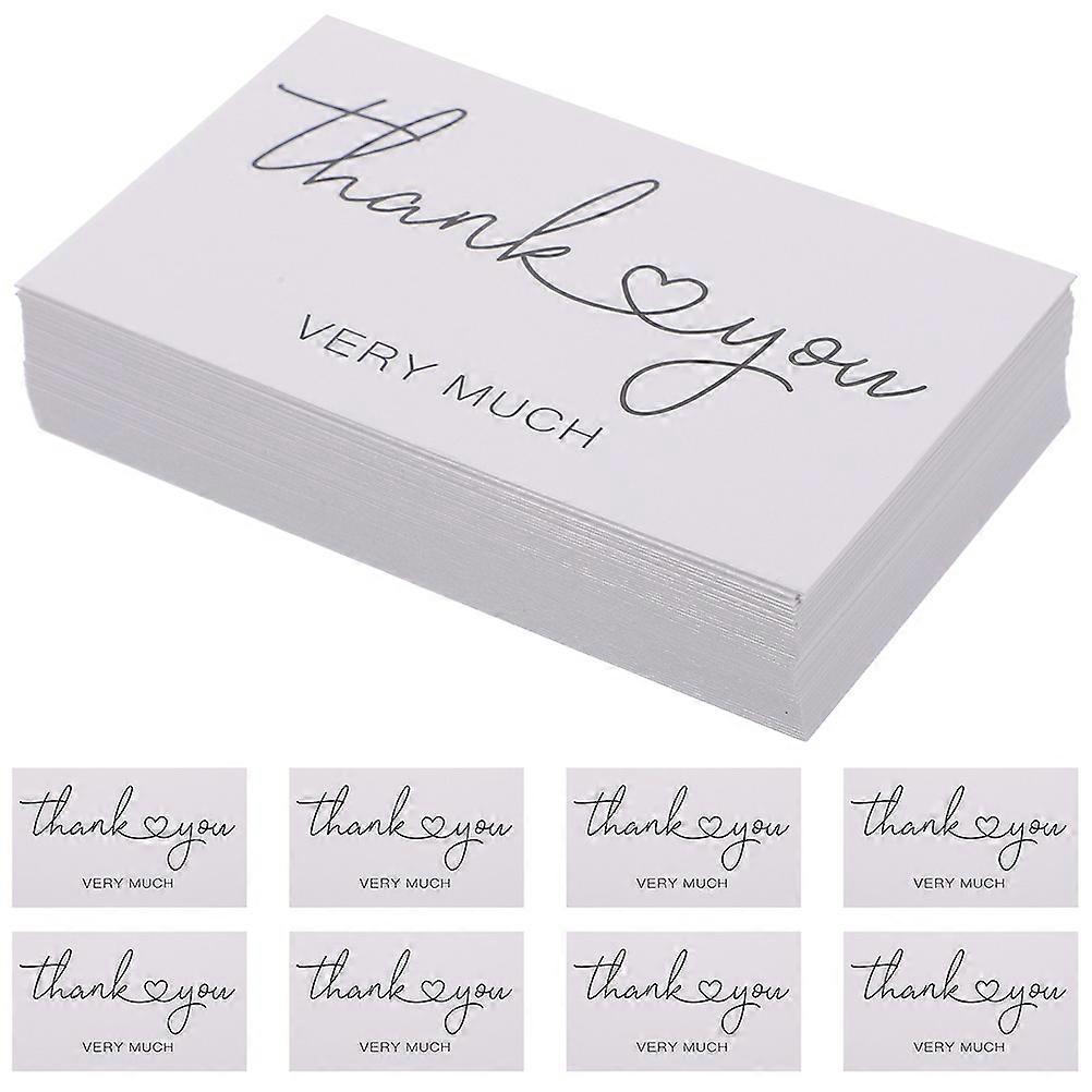 100pcs Thank You Cards with Envelopes – Elegant Gratitude Notes for Weddings, Showers, Business & Personal Use – Thick Paper